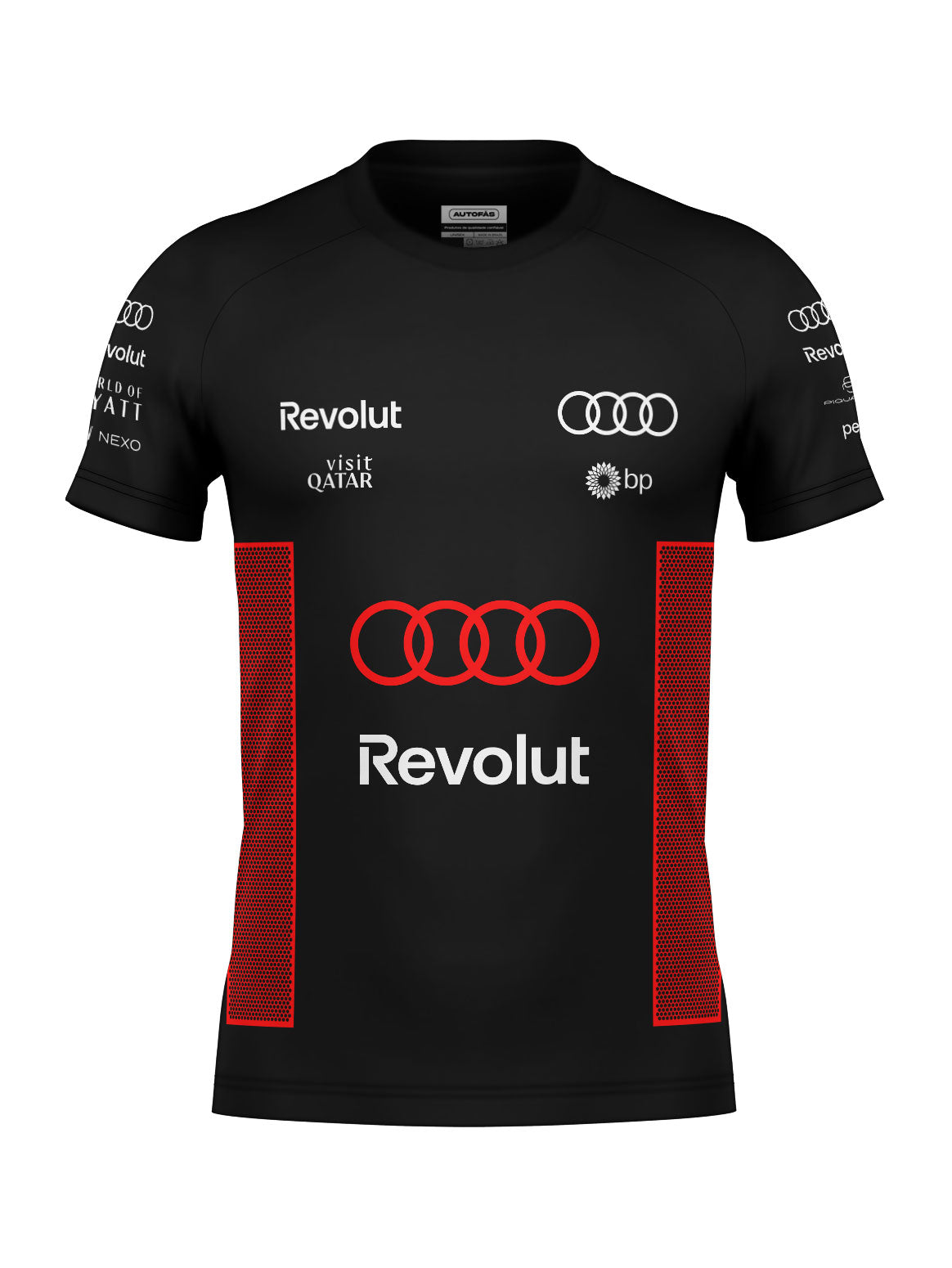 Camiseta Audi Bortoleto Torcida 2026 Algodão Preto