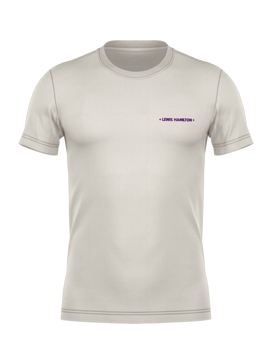 Camiseta RaioX Lewis Hamilton Off White Algodão