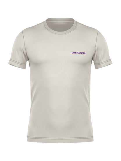 Camiseta RaioX Lewis Hamilton Off White Algodão