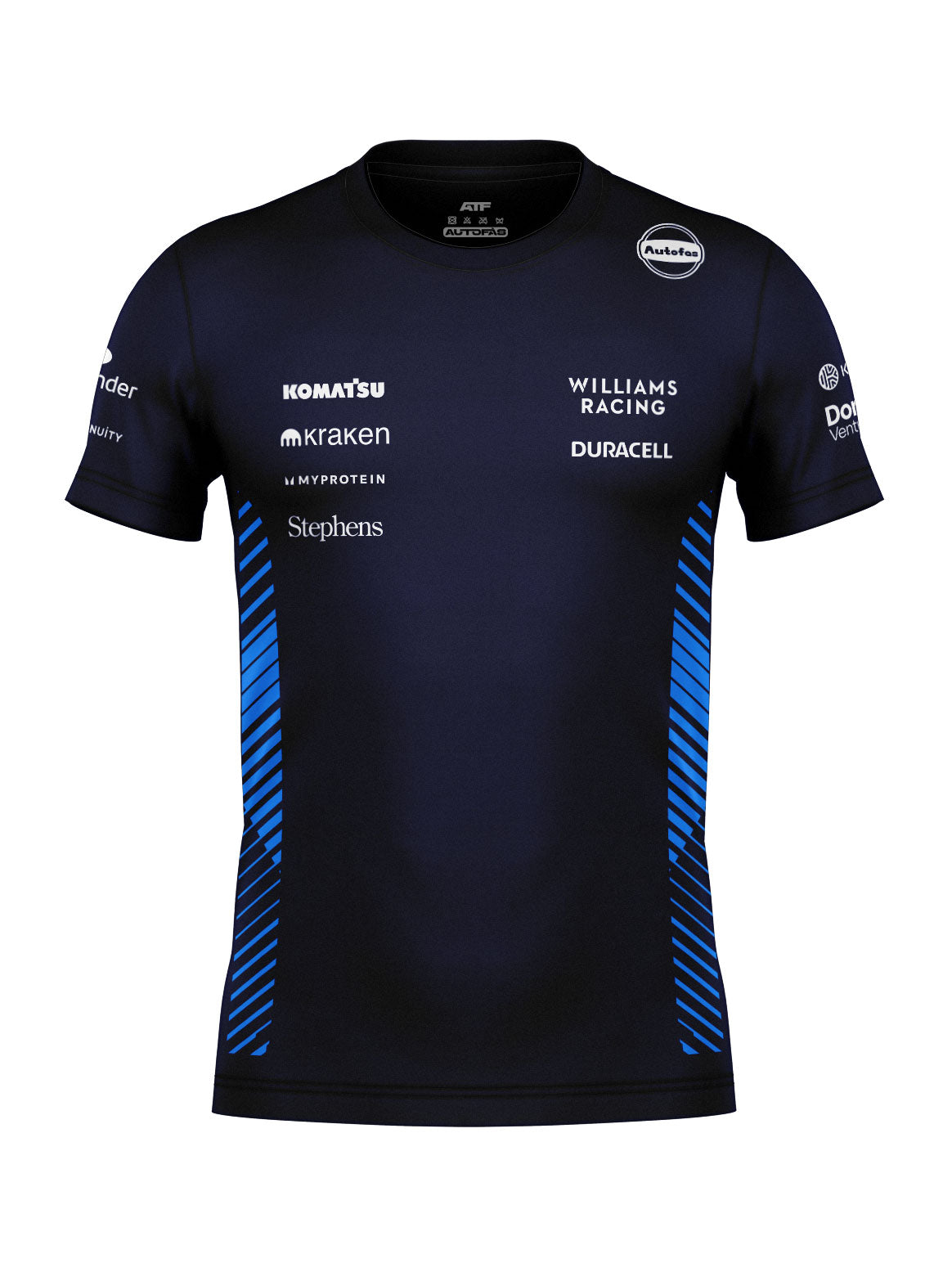 Camiseta Algodão Williams Equipe Azul Marinho 2025