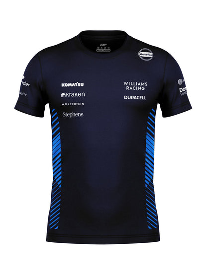 Camiseta Algodão Williams Equipe Azul Marinho 2025