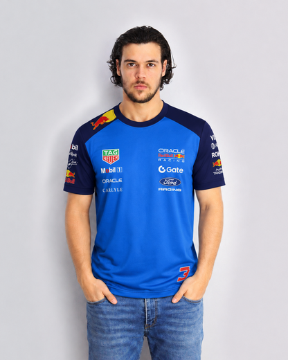 Camiseta Algodão Max Verstappen Red Bull 2026