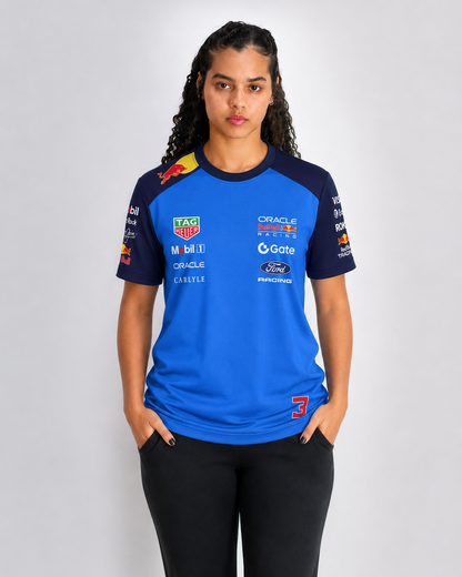Camiseta Algodão Max Verstappen Red Bull 2026