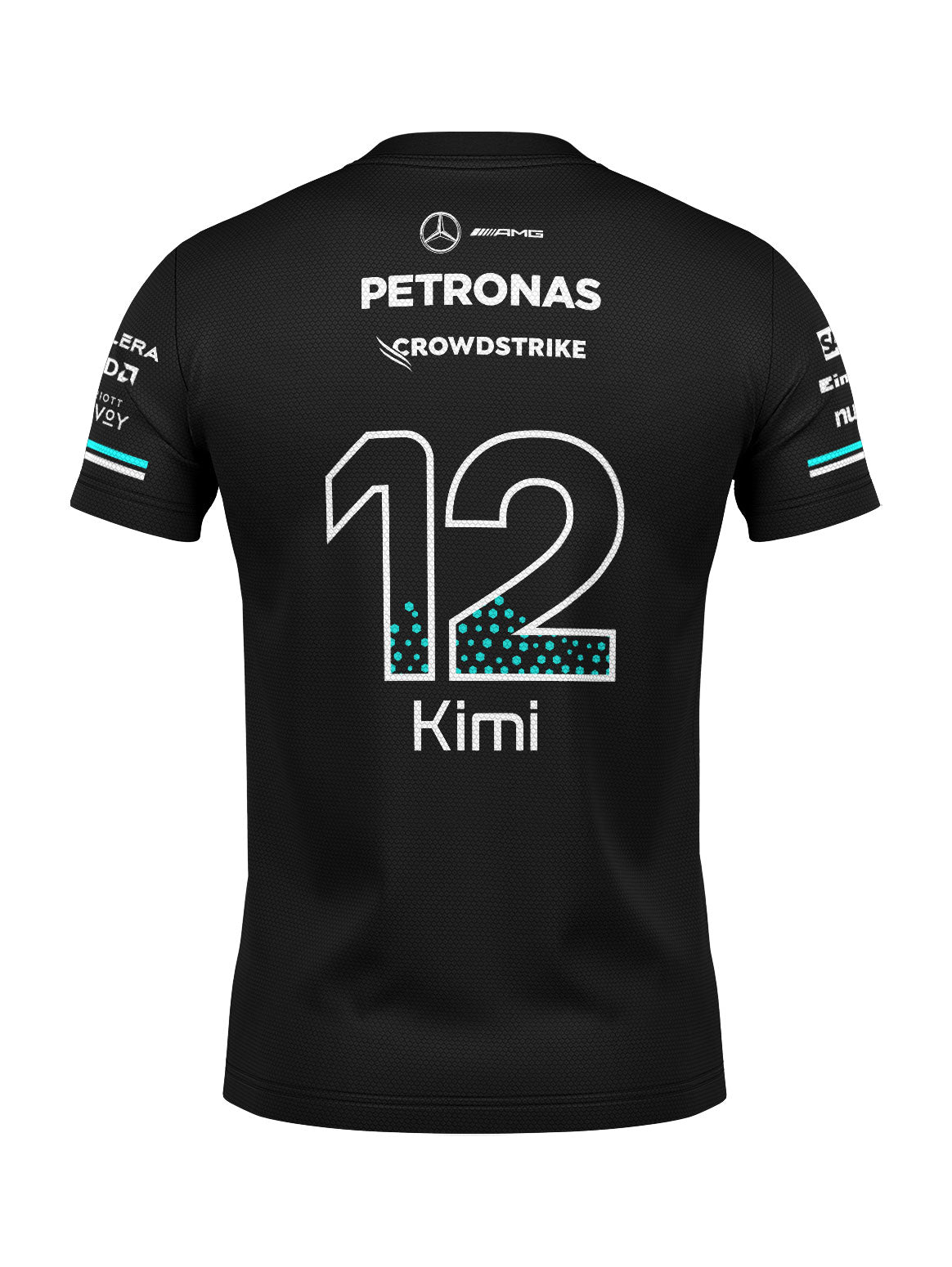 Camiseta Dryfit Mercedes Kimi Antonelli Preto 2026