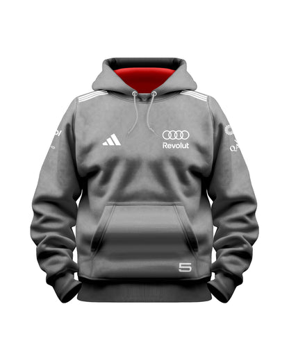 Moletom Canguru Gabriel Bortoleto Audi 2026 Cinza