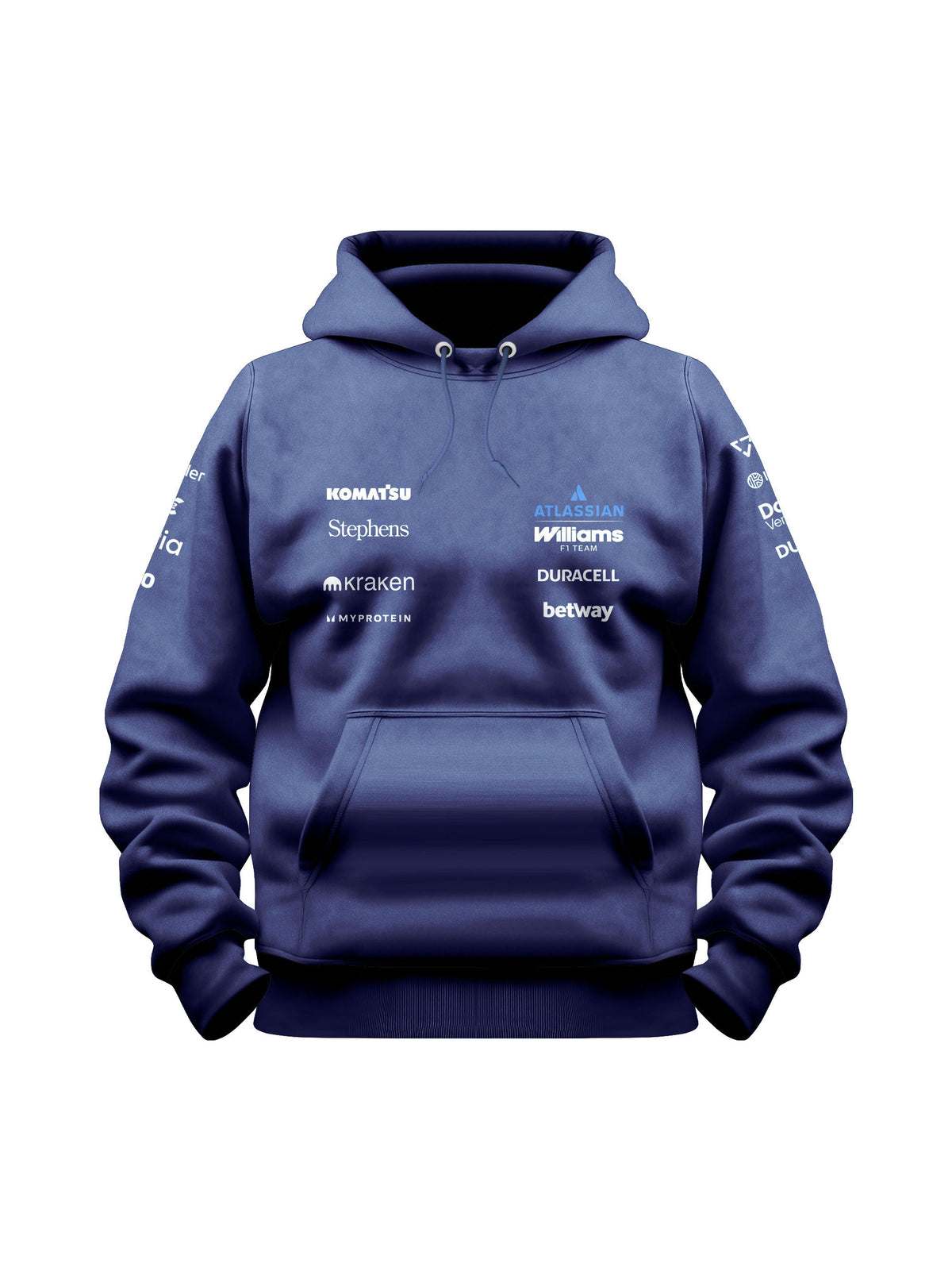 Moletom Canguru Williams F1 2026 Azul Marinho