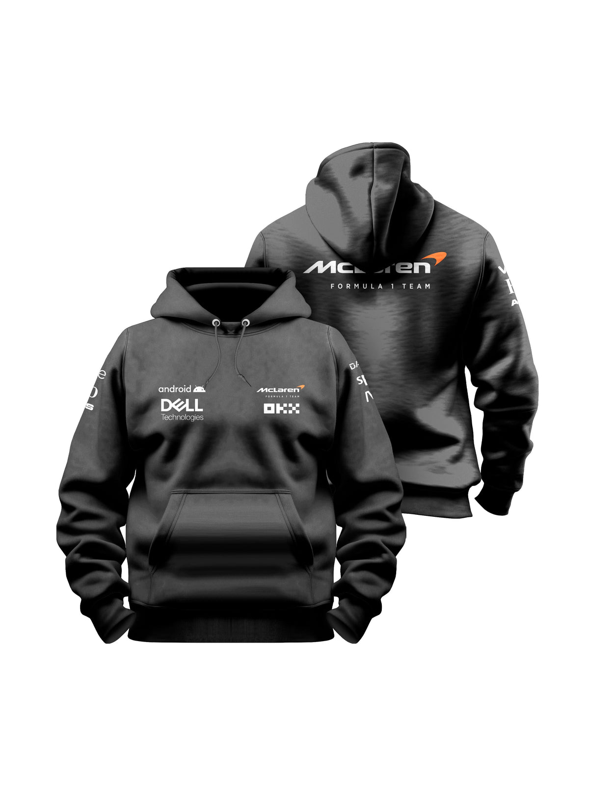 Moletom Canguru McLaren Preto 2024