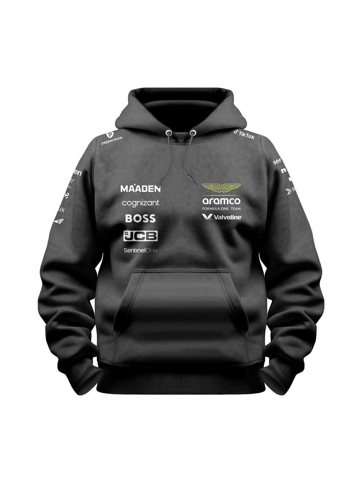 Moletom Canguru Aston Martin 2025 Preto