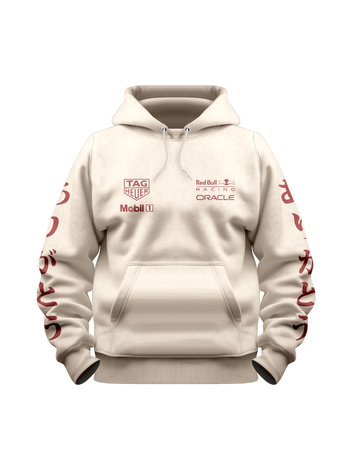 Moletom Canguru Red Bull Turquia 2021 Off White 25"