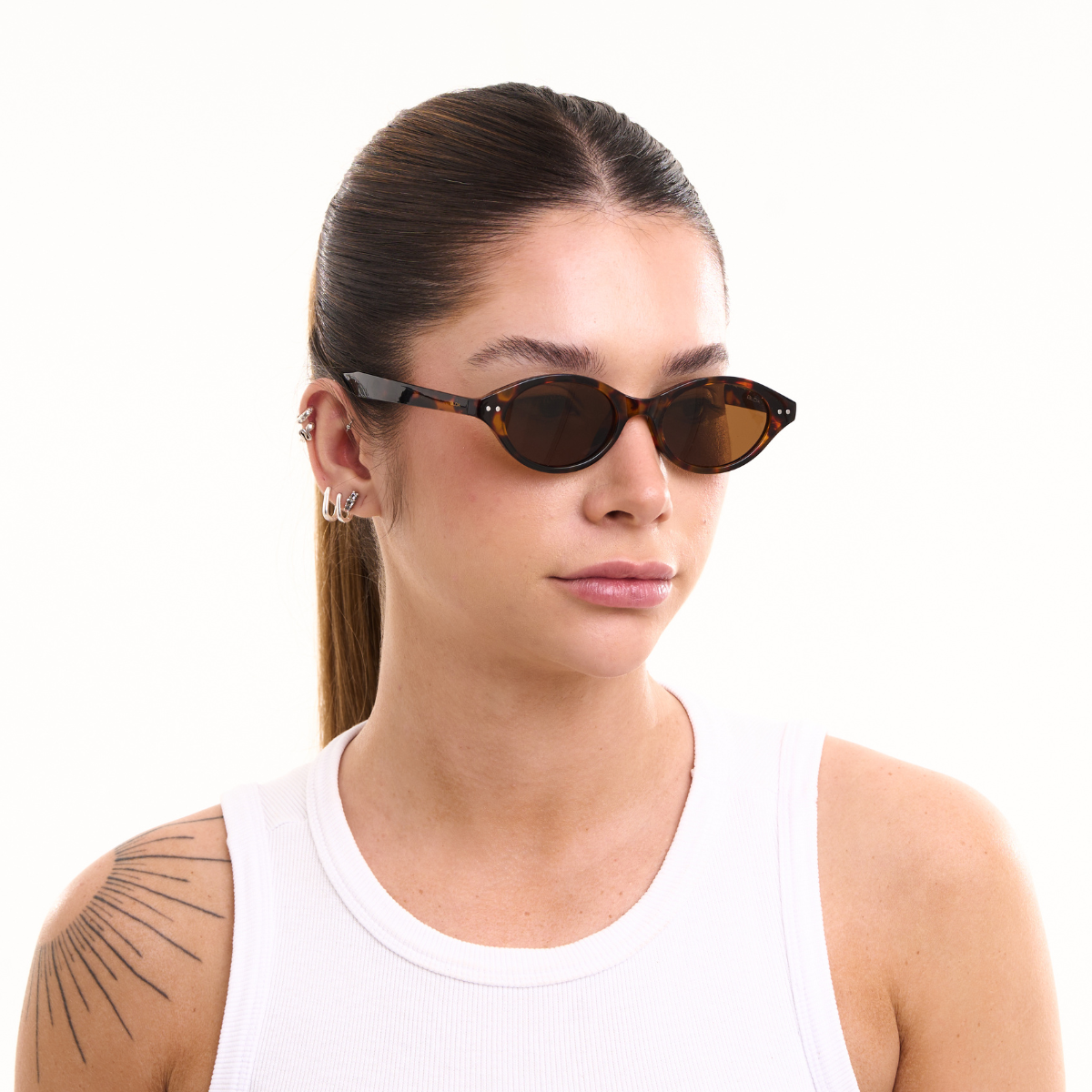 Olinda Cat Eye Sunglasses · Signed by Ambreux