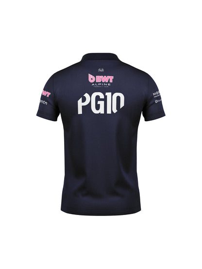 Camiseta Polo Alpine Pierre Gasly Azul Marinho 2025