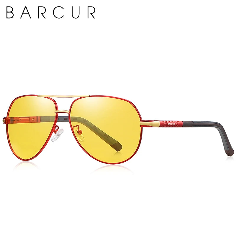 Polarized Aviator Sunglasses with Aluminum Construction · Signed by Ambreux