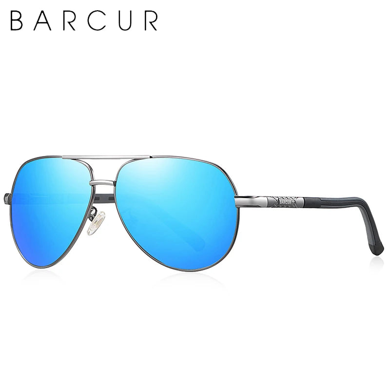 Polarized Aviator Sunglasses with Aluminum Construction · Signed by Ambreux