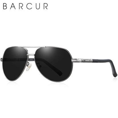 Polarized Aviator Sunglasses with Aluminum Construction · Signed by Ambreux