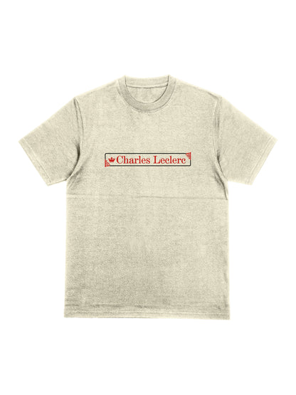 Camiseta Oversized Charles Leclerc Card Edition