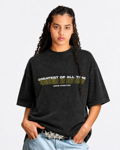 Camiseta Lewis Hamilton Brasil 2021 Moments Oversized