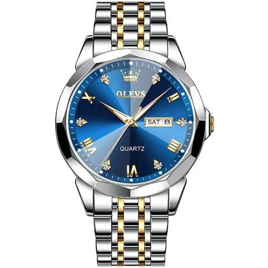 OLEVS 3D Crystal-Dial Watch with Diamond Pattern · Limited Edition